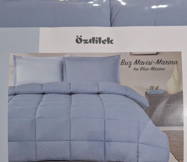 Özdilek Tek Kişilik Ranforce Yatak Seti Buz Mavi Marina