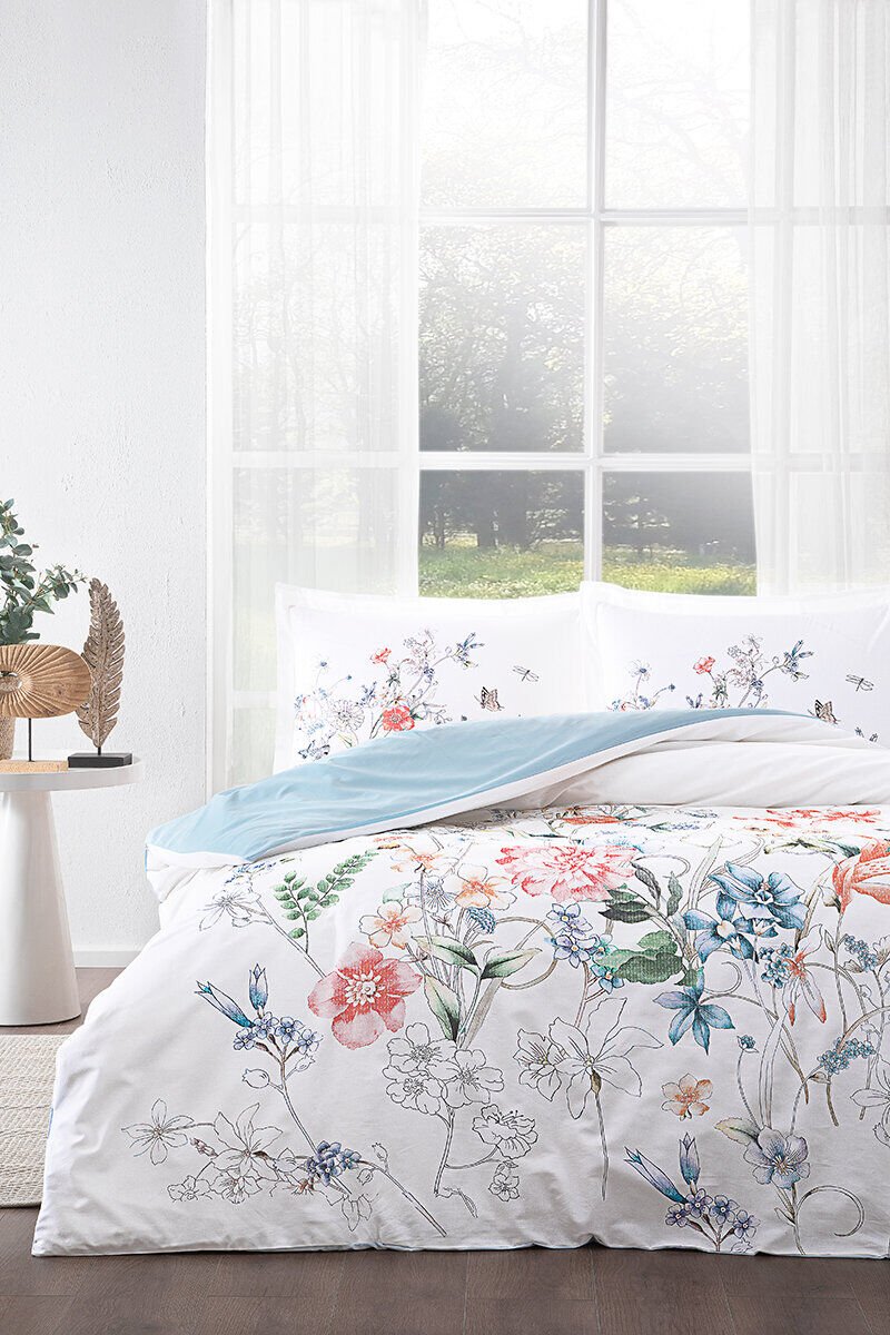 Özdilek Ranforce Çift Kişilik Nevresim Takımı Florido