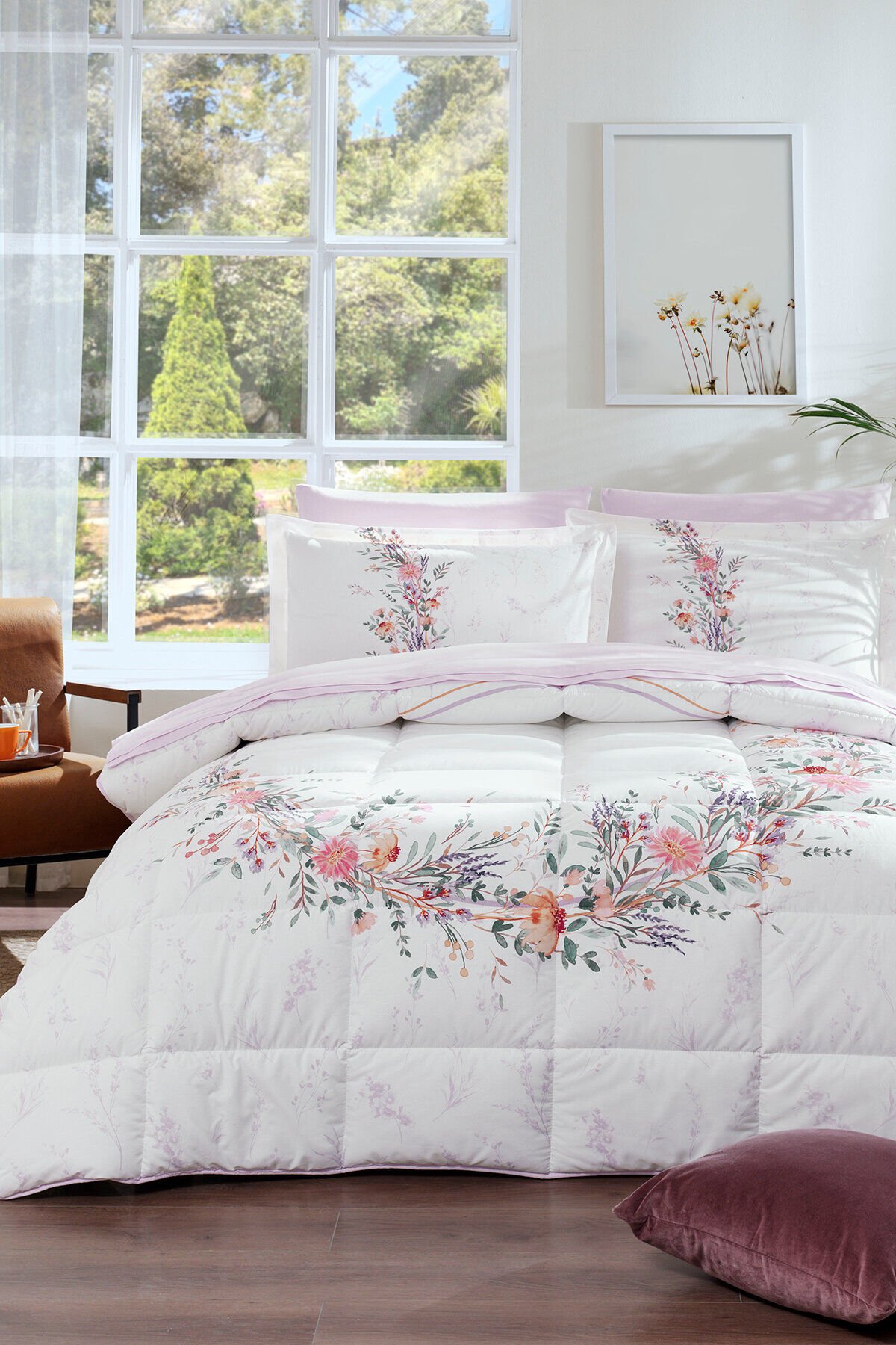 Özdilek Çift Kişilik Uyku Seti Lavender