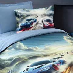 Altınbaşak Ranforce Tek Kişilik Nevresim Takımı Turbo Sky