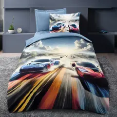 Altınbaşak Ranforce Tek Kişilik Nevresim Takımı Turbo Sky