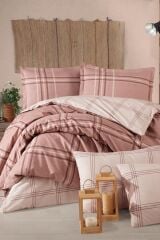 Clasy Ranforce Tek Kişilik Nevresim Takımı Capella V2 Kahve