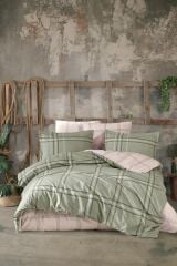 Clasy Ranforce Tek Kişilik Nevresim Takımı Capella V1 Yeşil