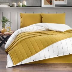 Altınbaşak Freda Çeyiz Seti 5 Parça Yatak Örtülü Nevresim Takımı Amber