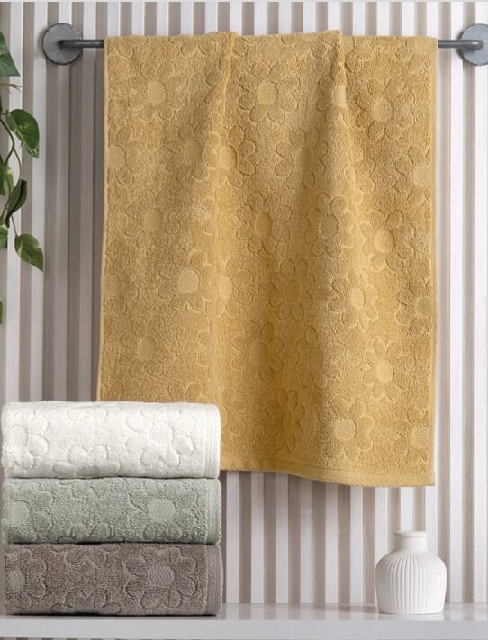 Altınbaşak Solana Pamuk Havlu 4'lü Asorti