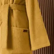 Altınbaşak Dolce Kapüşonlu Tekli Bornoz Hardal M/L