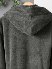 Altınbaşak Dolce Kapüşonlu Tekli Bornoz Shadows/Antrasit L/XL Beden