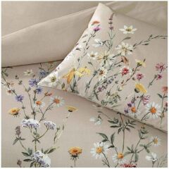 Taç Ranforce Çift Kişilik Nevresim Takımı Lünel Bej