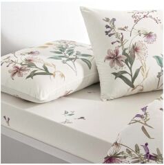 Taç Ranforce Tek Kişilik Nevresim Takımı Elowen Yeşil