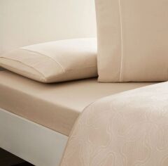 Taç Jakar Pike Takımı Çift Kişilik  Soleya Bej