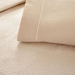 Taç Jakar Pike Takımı Çift Kişilik Soleya Bej