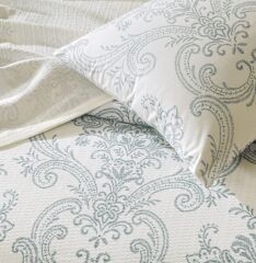 Taç Jakar Pike Takımı Çift Kişilik Bovary Mavi