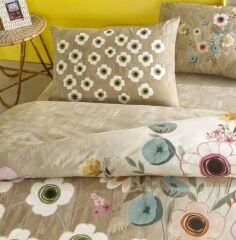 Taç Ranforce Çift Kişilik Nevresim Takımı Blyss Bej