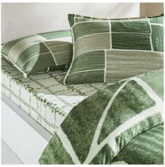 Taç Reborn Bambu Çift Kişilik Nevresim Takımı Lumea Yeşil