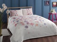 Taç Tek Kişilik Pike Takımı Ezra Pembe