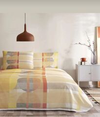 Taç Tek Kişilik Pike Takımı Vega Turuncu