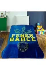 Taç Lisanslı Fenerbahçe Palamut Tek Kişilik Battaniye 160*220 cm