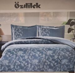 Özdilek Ranforce Çift Kişilik Nevresim Takımı Barocco Mavi