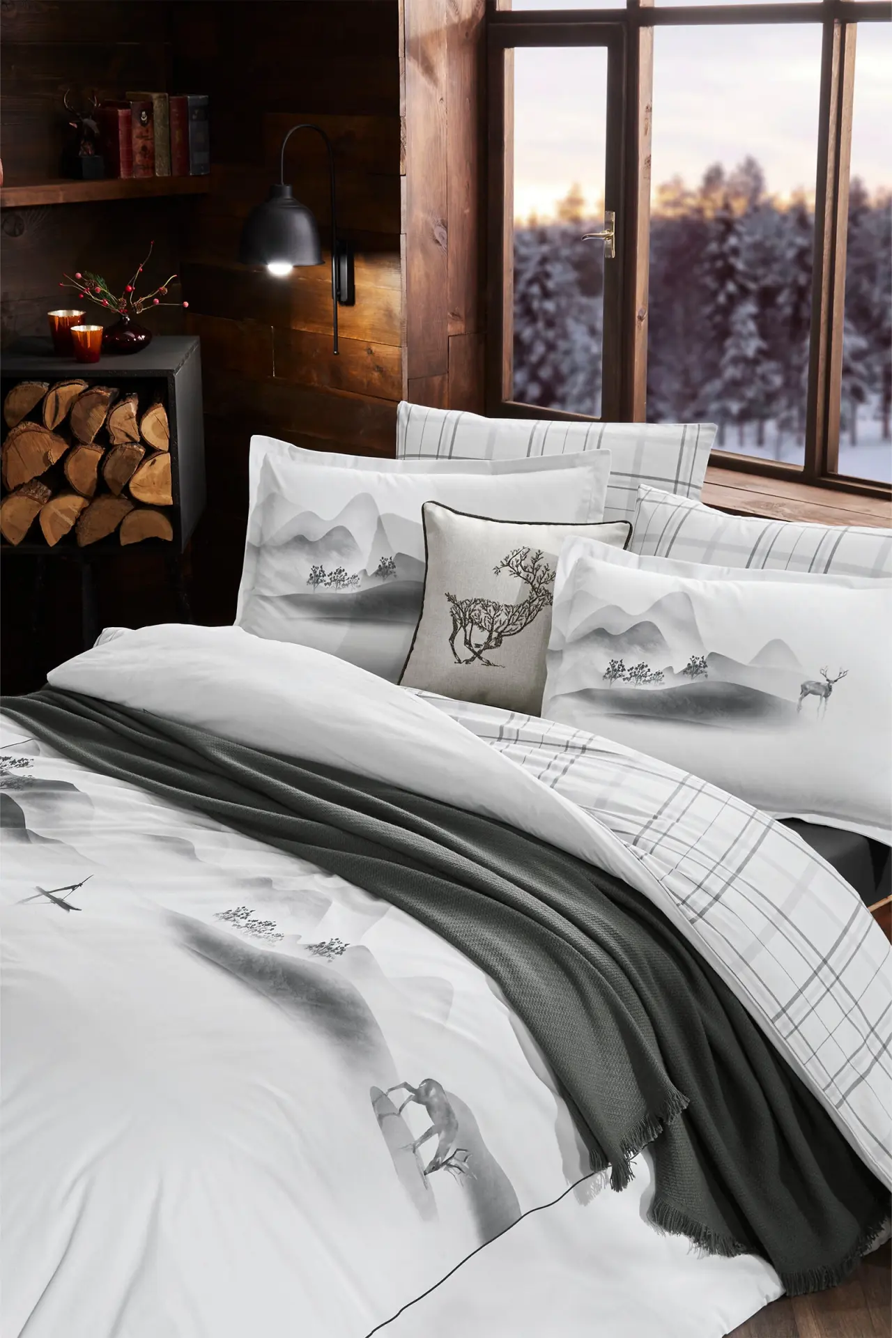 Özdilek Silence Winter Çift Kişilik Nevresim Takımı