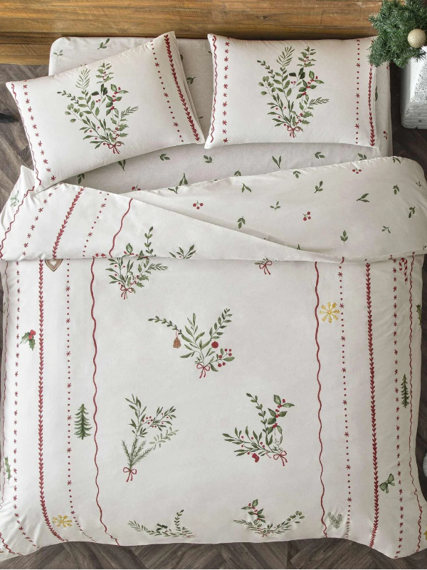 Taç Ranforce Çift Kişilik Nevresim Takımı Glow Mistovia