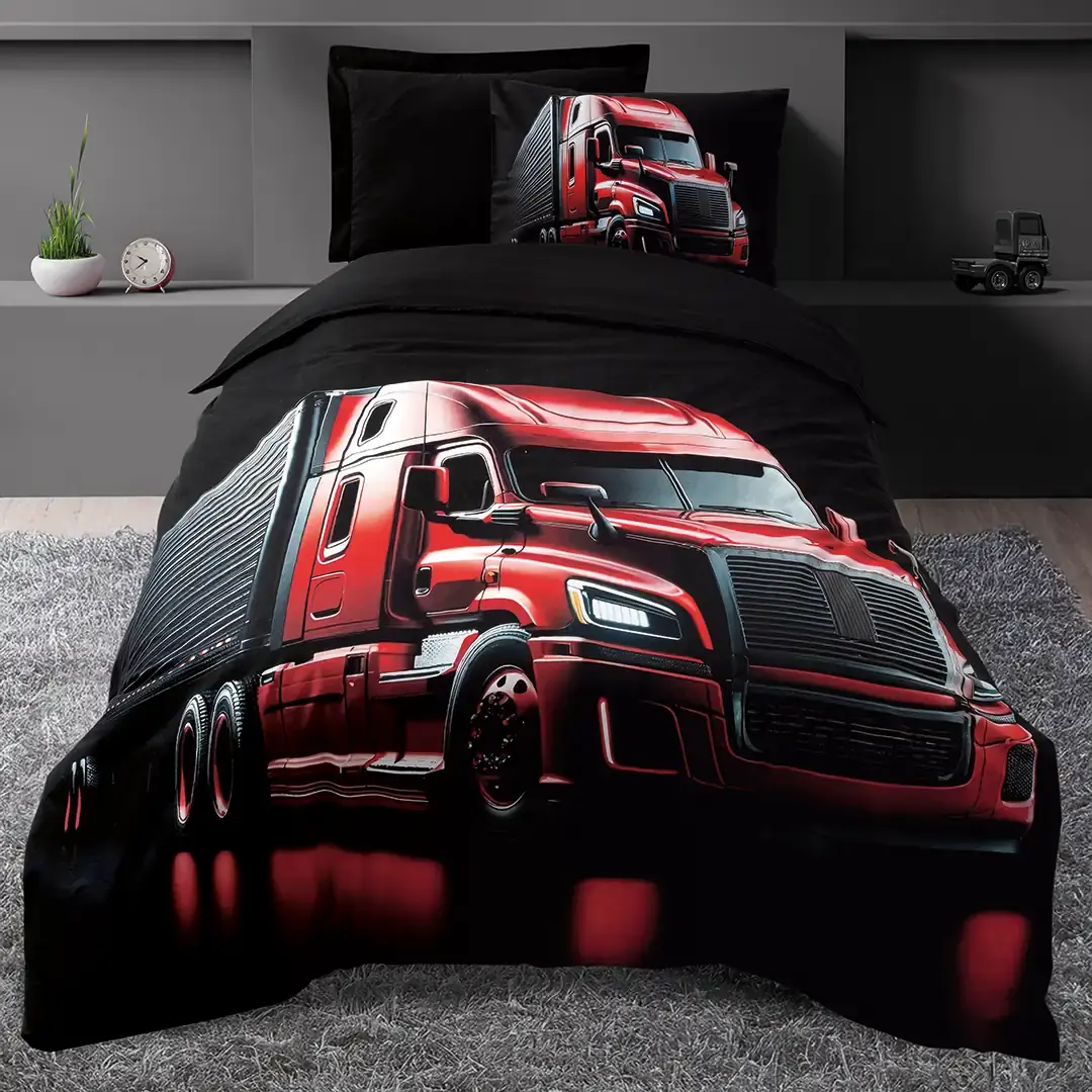 Altınbaşak Ranforce Tek Kişilik Nevresim Takımı Velox Black