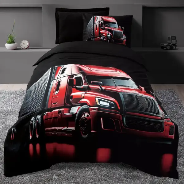 Altınbaşak Ranforce Tek Kişilik Nevresim Takımı Velox Black