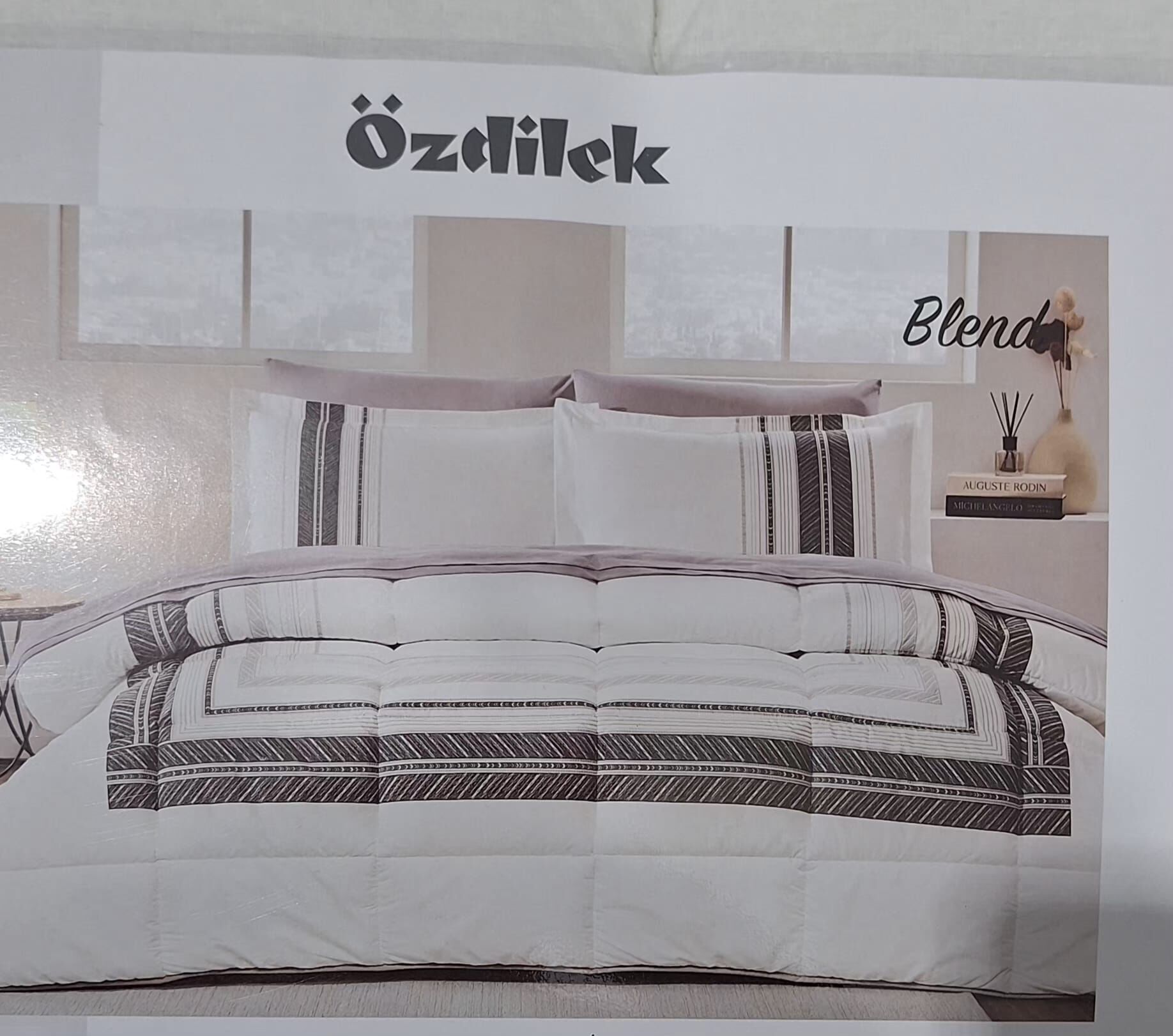 Özdilek Ranforce Çift Kişilik Uyku Seti Blend Krem