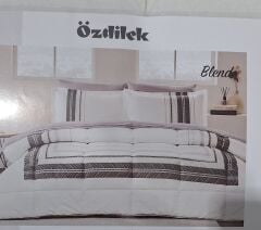 Özdilek Ranforce Çift Kişilik Uyku Seti Blend Krem