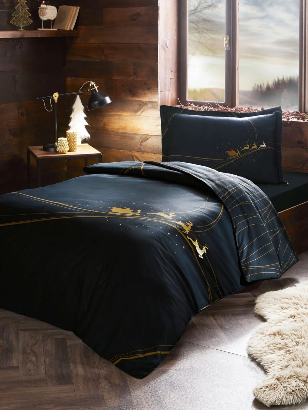 Özdilek Tek Kişilik Nevresim Takımı Lastikli Night Twinkle