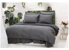 Altınbaşak Poplin Çift Kişilik Nevresim Takımı Infinity Shadows