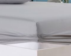 Altınbaşak Ranforce Tek Kişilik 120*200cm Çarşaf Takımı Gri