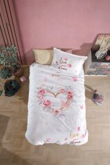 Clasy Ranforce Genç/Çocuk Nevresim Takımı Dream V1 Bej