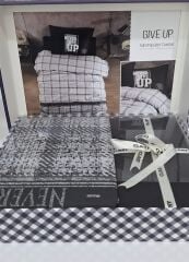 Clasy Ranforce Tek Kişilik Genç/Çocuk Nevresim Takımı Give Up