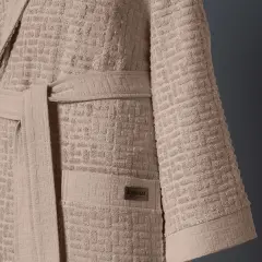 Altınbaşak Lisse Bambu Aile Bornoz Seti (6 Parça) Bej-Yeşil