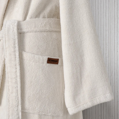 Altınbaşak Dolce Kapüşonlu Tekli Bornoz Linen/Krem L/XL Beden