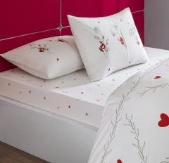 Taç Ranforce Çift Kişilik Nevresim Takımı Amoura Sevgililer Gününe Özel