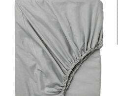 Altınbaşak Ranforce Çift Kişilik/Battal 180*200+35cm Çarşaf Takımı %100 Pamuk Gri