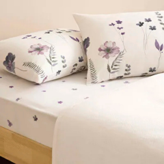 Taç Ranforce Çift Kişilik Pike Takımı Roselith Mor