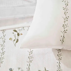 Taç Ranforce Çift Kişilik Pike Takımı Soria Yeşil