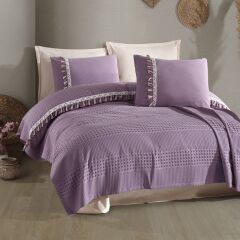 Clasy Butik Pike Takımı Bohemline V7 Lila Tek Kişilik