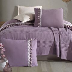 Clasy Butik Pike Takımı Bohemline V7 Lila Tek Kişilik