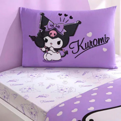 Taç Lisanslı Tek Kişilik Nevresim Takımı Kuromi