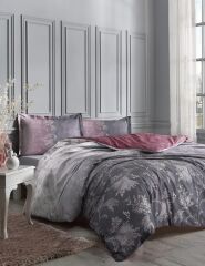Özdilek Ranforce Battal/King Size Nevresim Takımı Ditsy Mor
