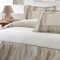 Özdilek Ranforce Battal/King Size Nevresim Takımı Wavelet Kahve