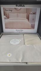 Özdilek Ranforce Tek Kişilik Nevresim Takımı Pure Daisy Bej