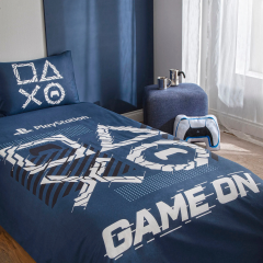 Taç Lisanslı Tek Kişilik Nevresim Takımı Playstation Game On