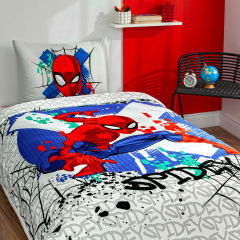 Taç Lisanslı Tek Kişilik Pike Takımı Spiderman Action X