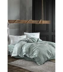 Clasy Ranforce Çift Kişilik Dört Mevsim Set Luvi Mint