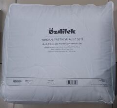 Özdilek Çift Kişilik Yorgan+Yastık+Alez Seti