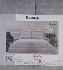 Özdilek Ranforce Çift Kişilik Uyku Seti Unique Gri